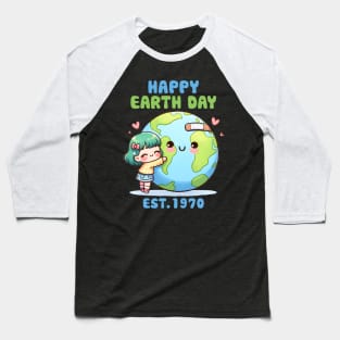 Happy Earth day Baseball T-Shirt